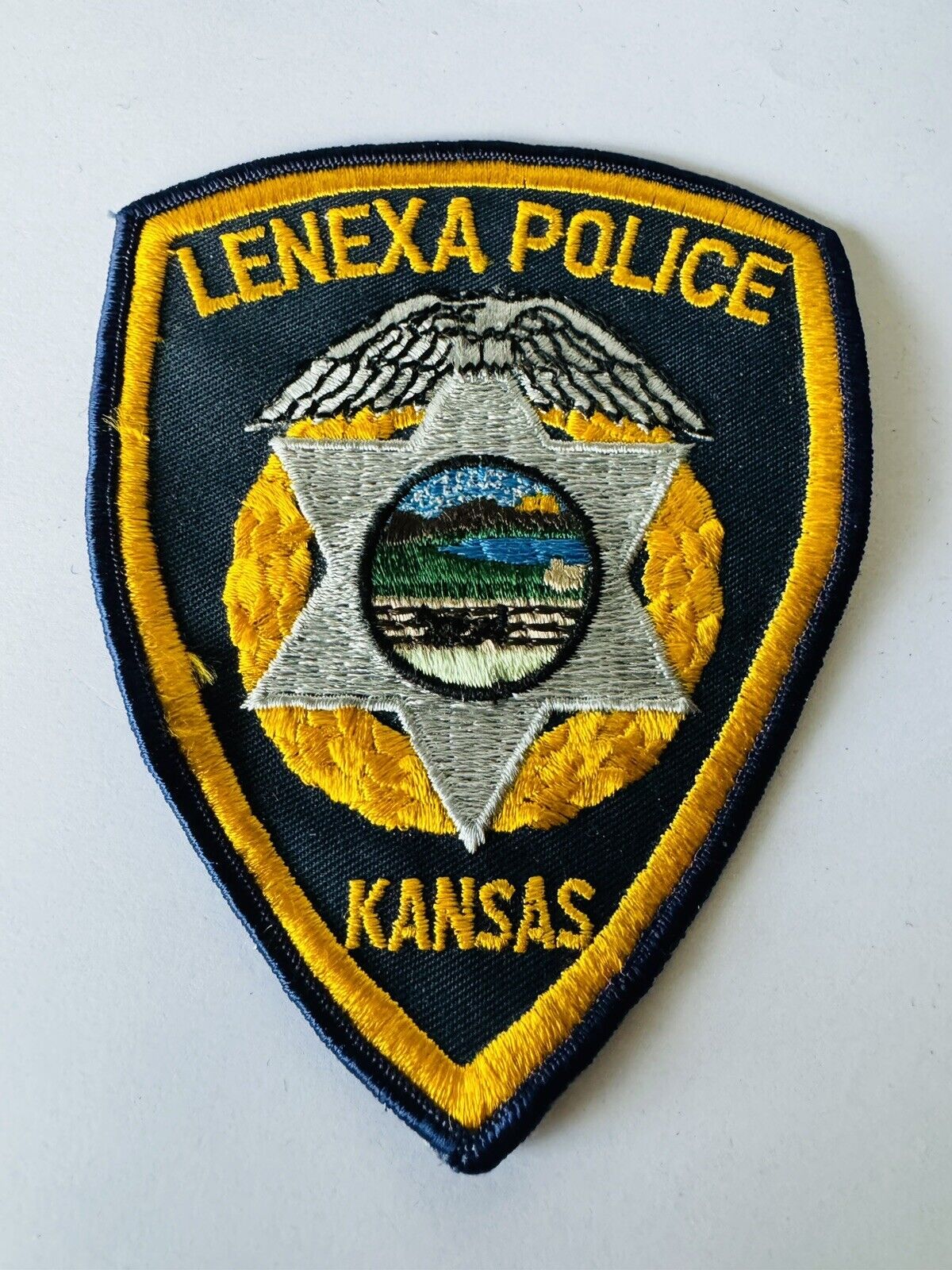VINTAGE LEXEXA KANSAS  POLICE patch 