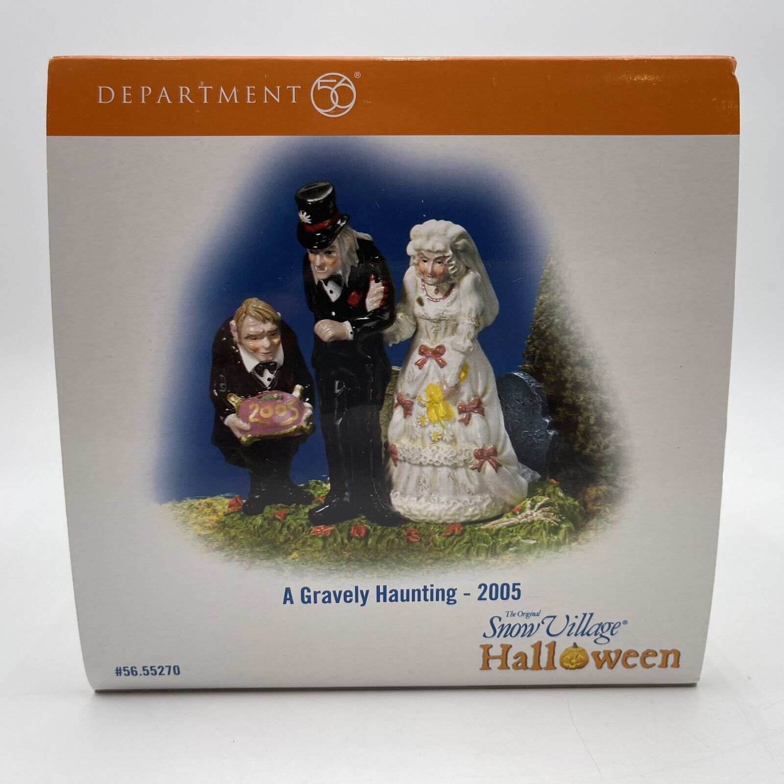 Department 56 A Gravely Haunting 2005 Snow Village Halloween Accessory 55270 New