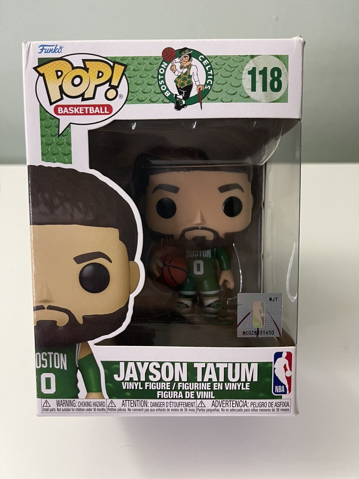Funko Pop NBA Sports: Boston Celtics - Jayson Tatum #118 Open Box