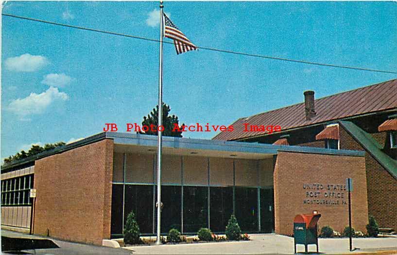 PA, Montoursville, Pennsylvania, Post Office Building, Vannucci Fotos No S41932