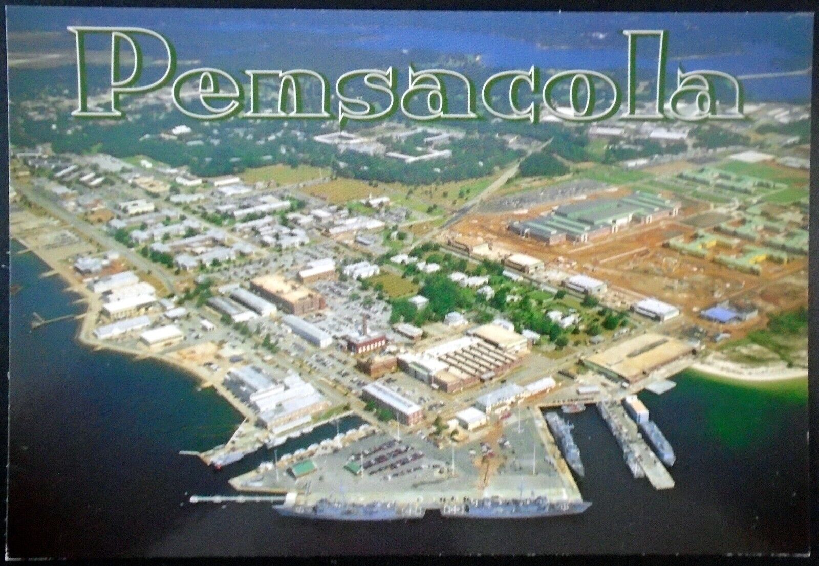 Aerial View of Pensacola Naval Air Station, Near Warrington, Florida