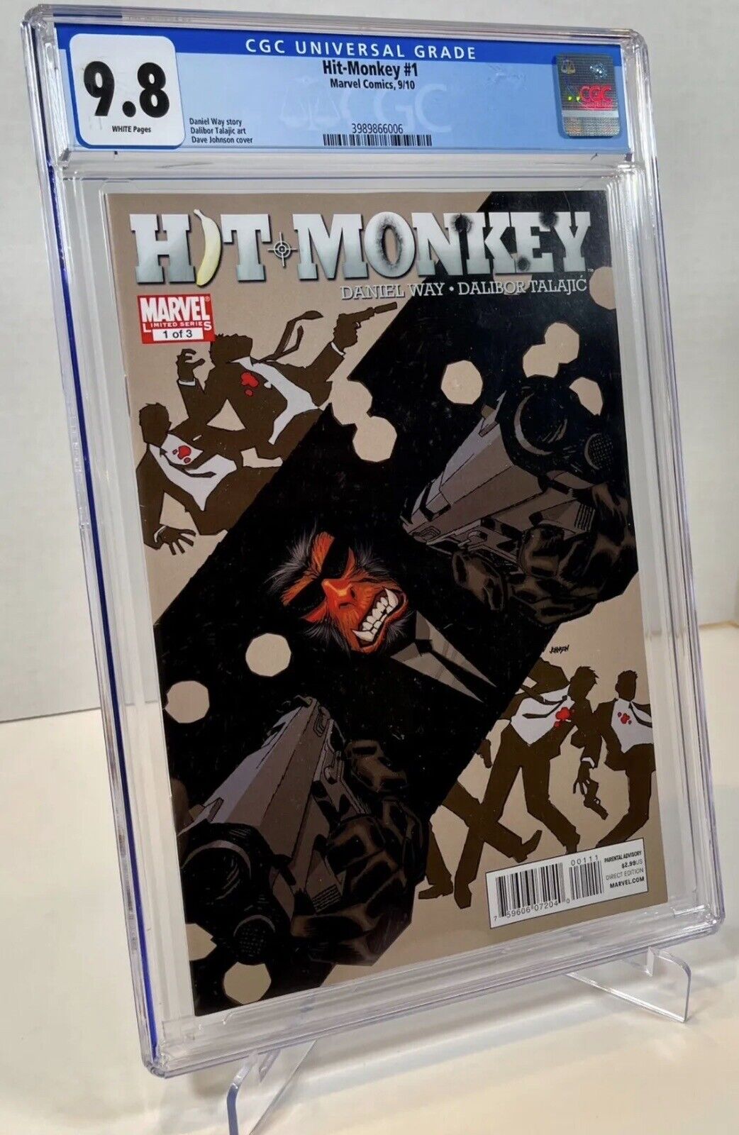 Hit Monkey #1 2010 CGC 9.8 White Pages KEY Marvel Comics Hulu show
