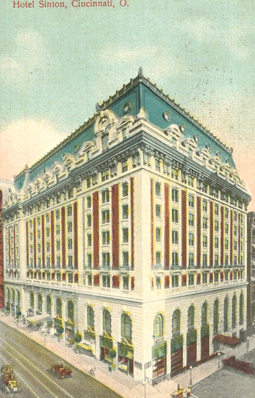 VIntage Postcard-Hotel Sinton, Cincinnati, OH