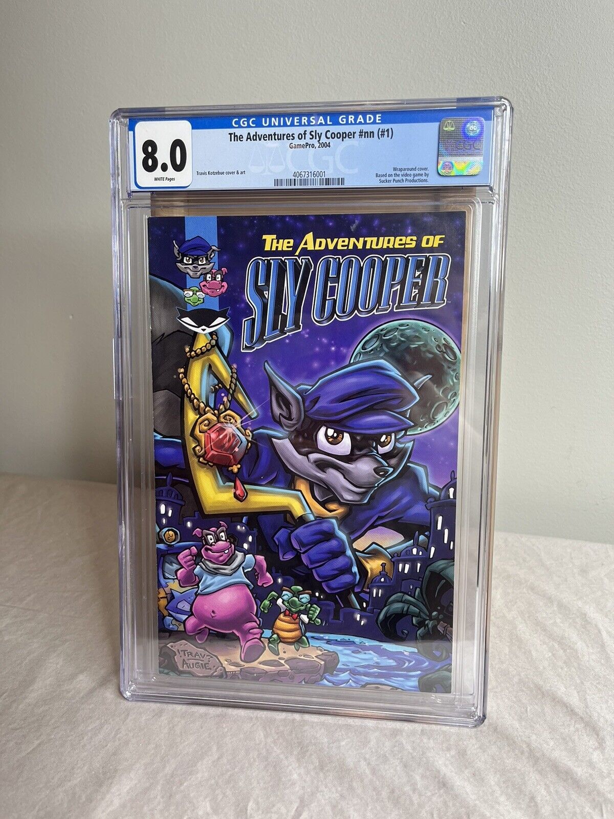 Adventures Of Sly Cooper #1 Comic Book GamePro, 2004 CGC 8.0