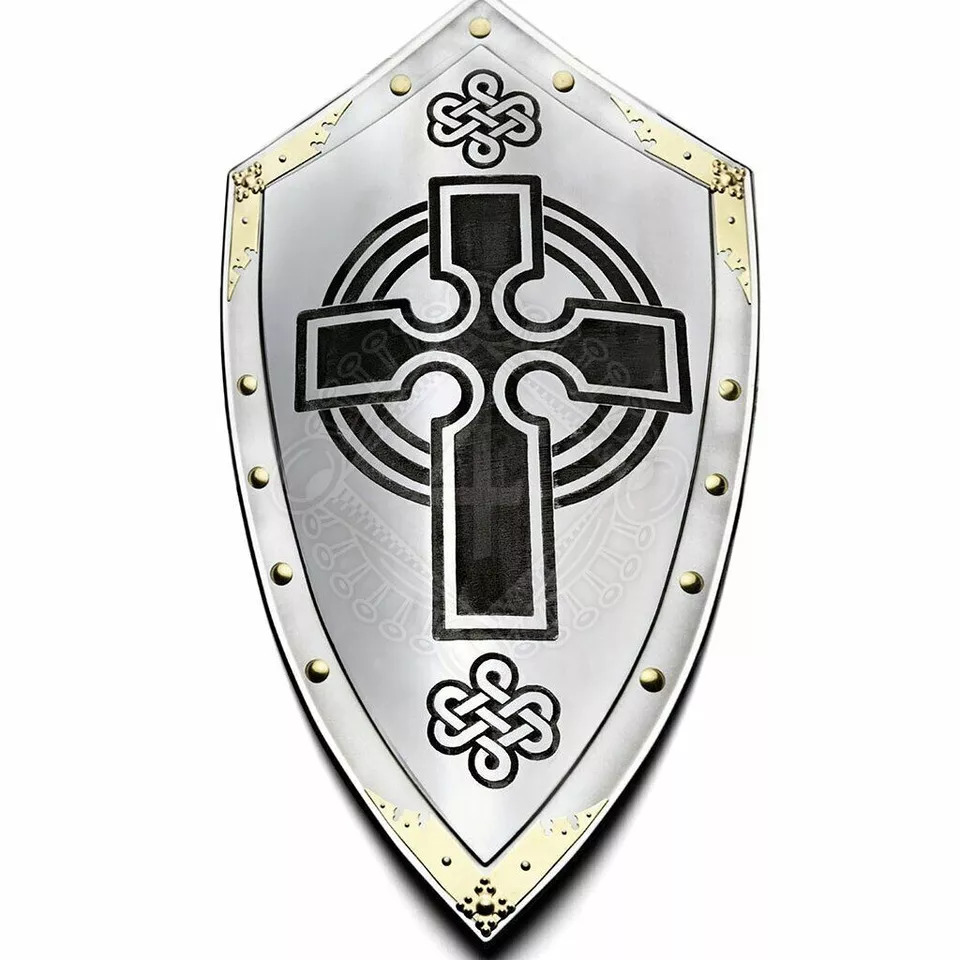 Lot Of 2 ~ Medieval Knight Scottish Cross Shield Reenactment Helloween Gift