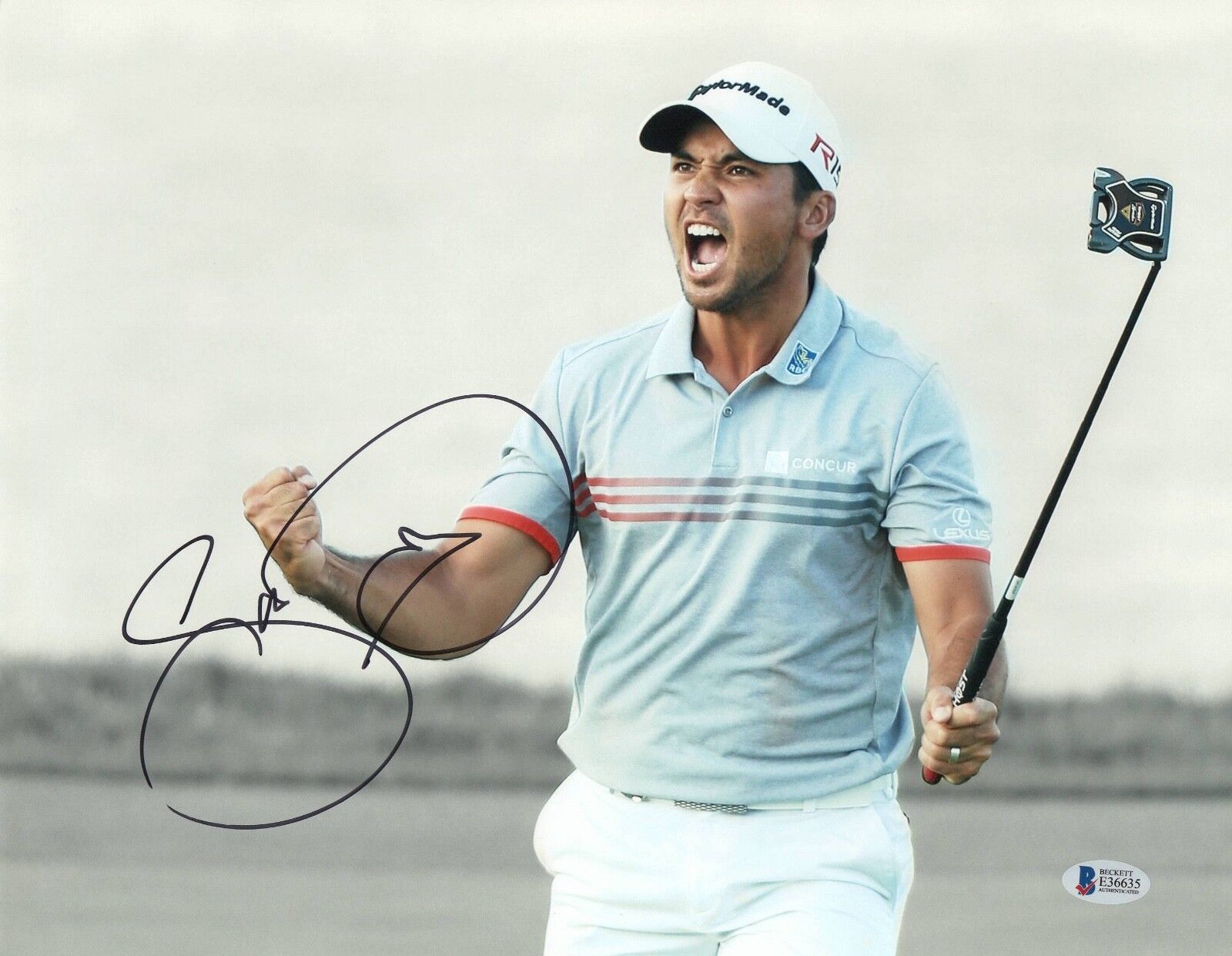 JASON DAY AUTOGRAPHED SIGNED 11X14 PHOTO PICTURE GOLF MASTERS BECKETT BAS COA