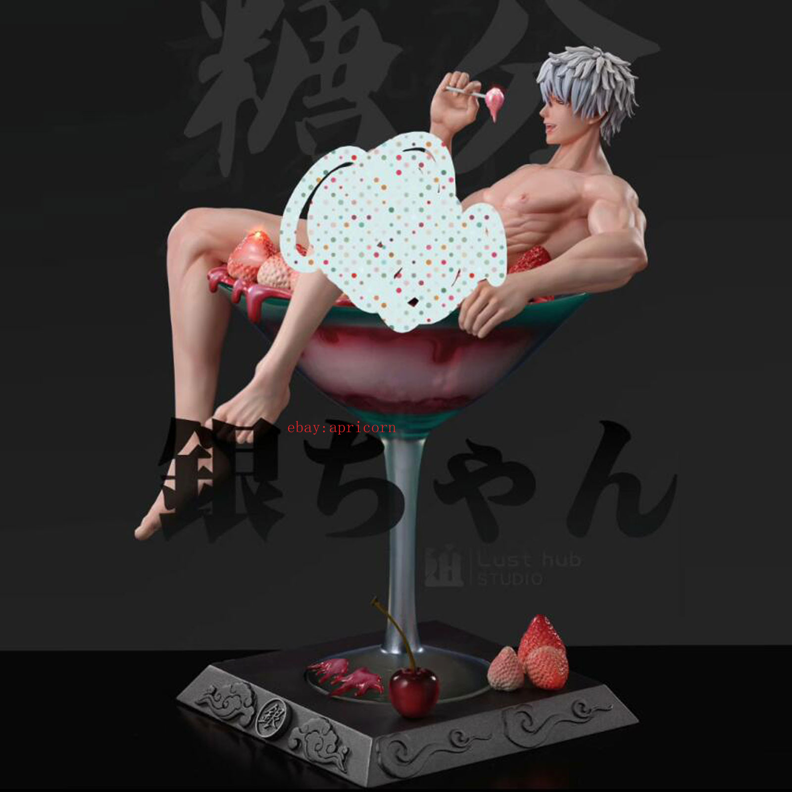 Lust Hub Studio GINTAMA Sakata Gintoki 1/6 Statue Figure Model Collectible Gift