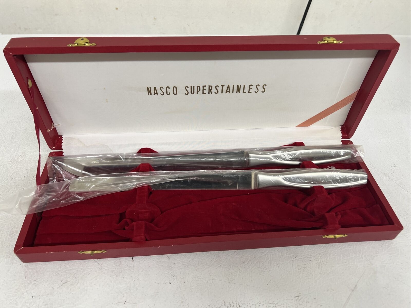 Nasco 2 piece Cutlery Set in Original Case