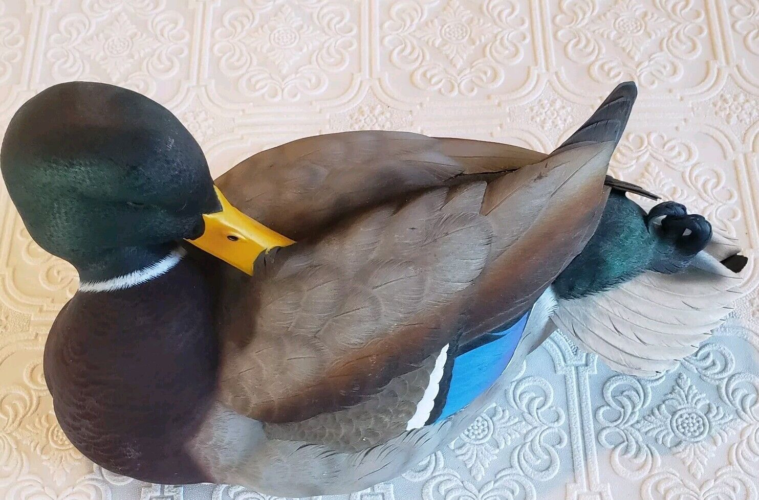 Ducks Unlimited 2014 Special Edition Medallion Drake Mallard Decoy Heavy Large