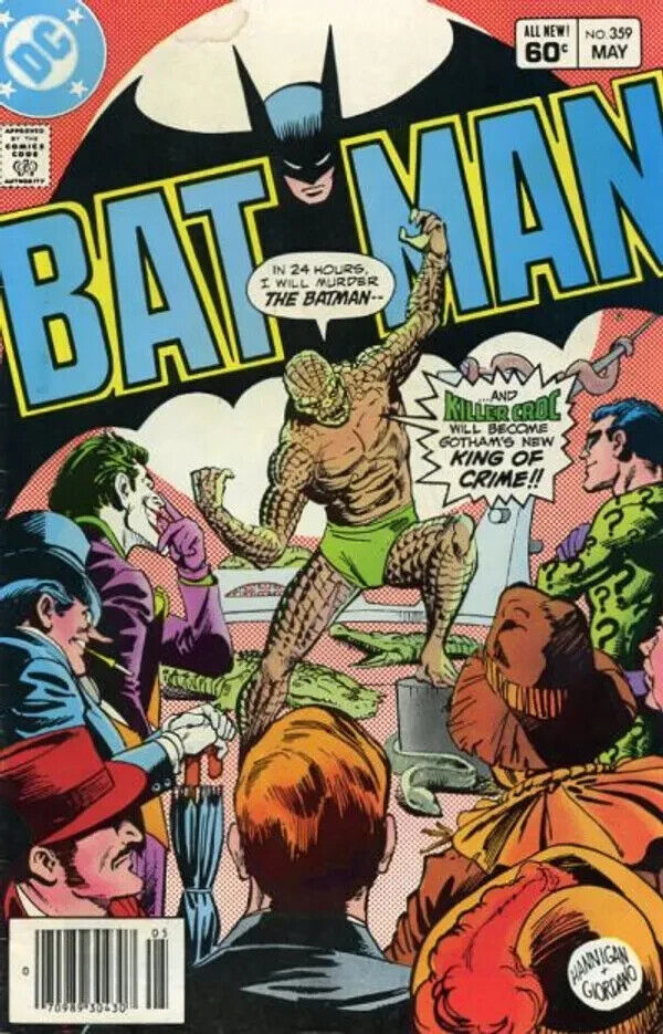 *BATMAN #359*DC COMICS*MAY 1983*F/VF*NEWSSTAND*TNC*