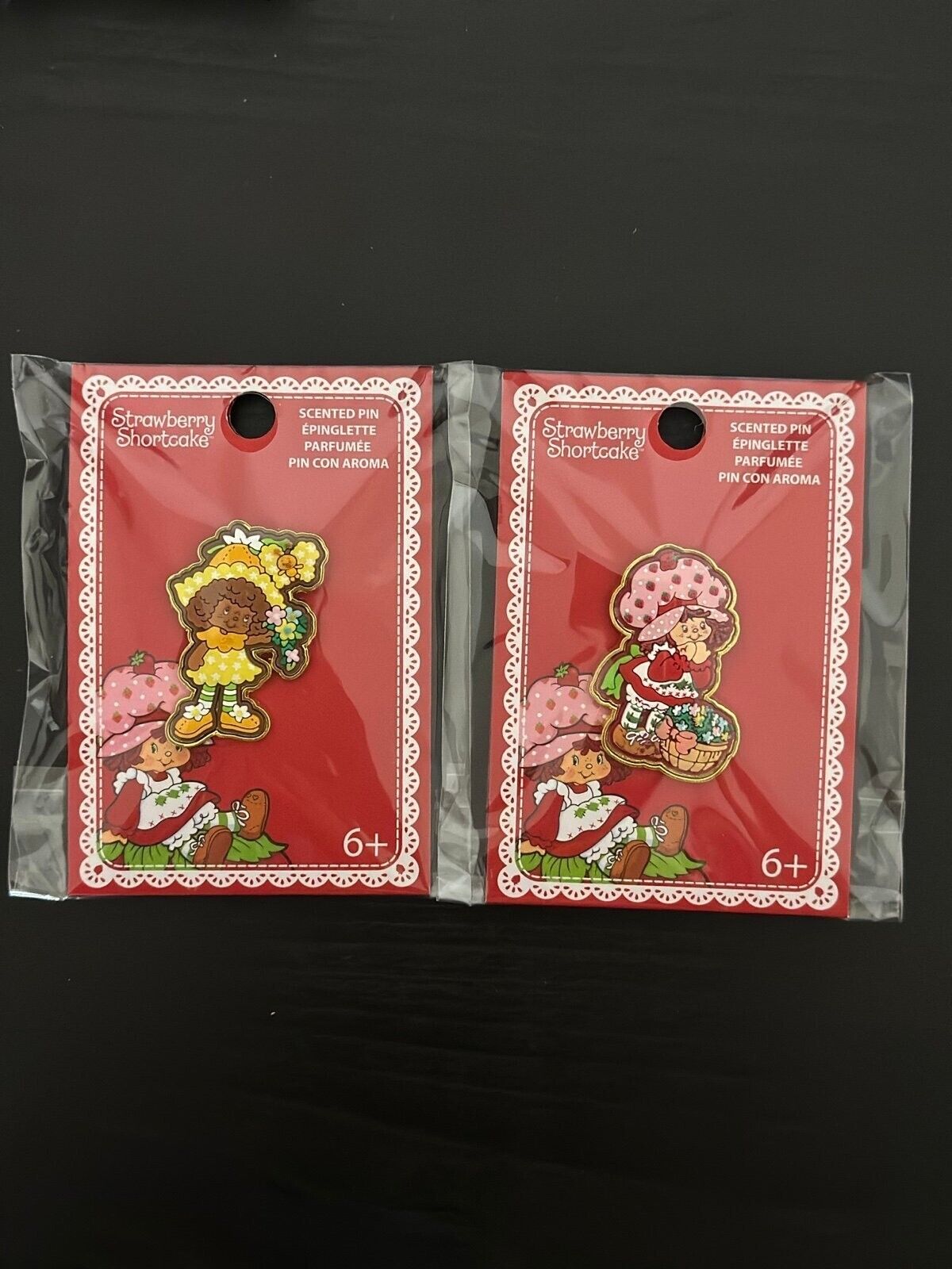 Loungefly Strawberry Shortcake and Orange Blossom Scented Pin Set