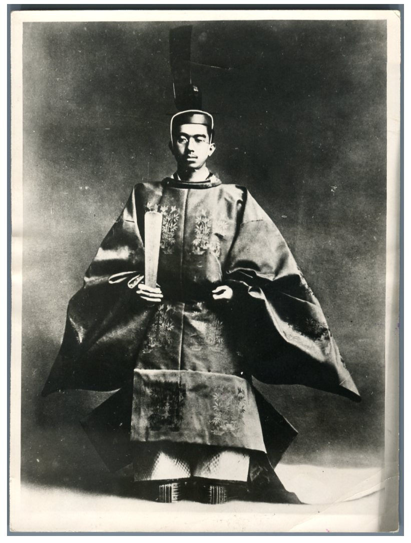 Japan, Emperor Hirohito (Shōwa Tennō) Amaterasu Vintage Silver Print Shoot