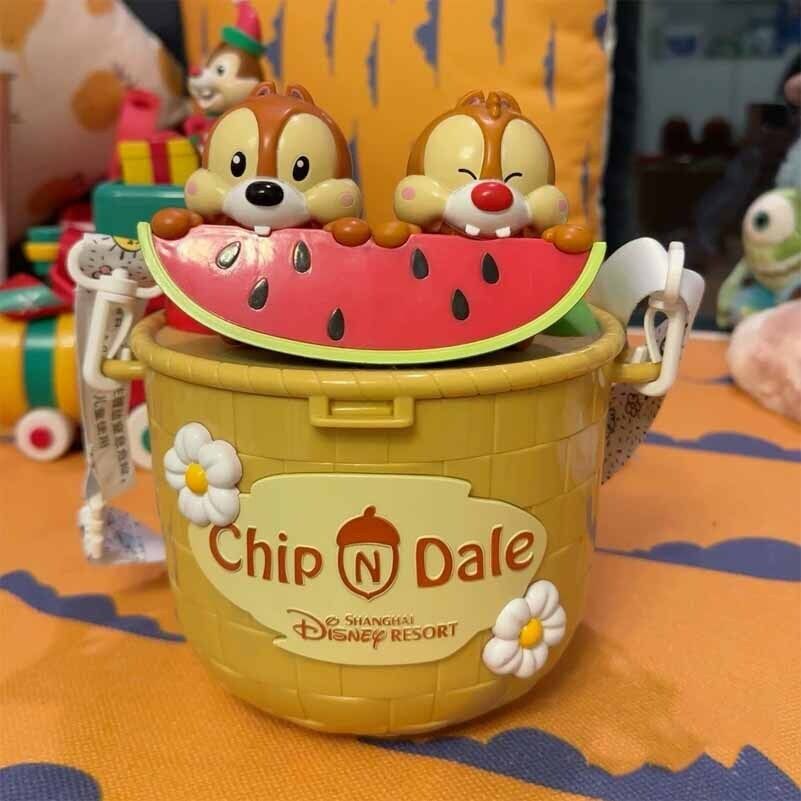 Shanghai Disney 2020 Watermelon Chip Dale Popcorn Bucket
