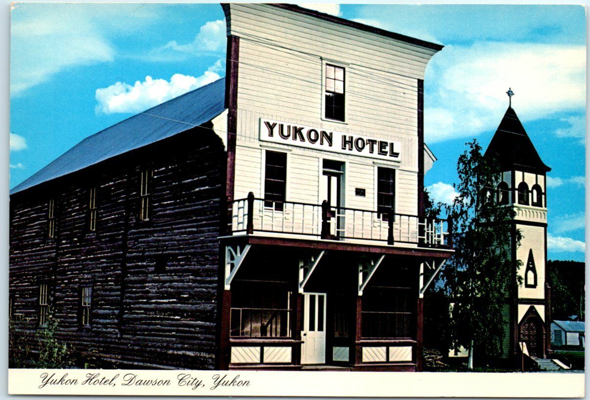 Postcard - Yukon Hotel, Dawson City, Yukon, Canada