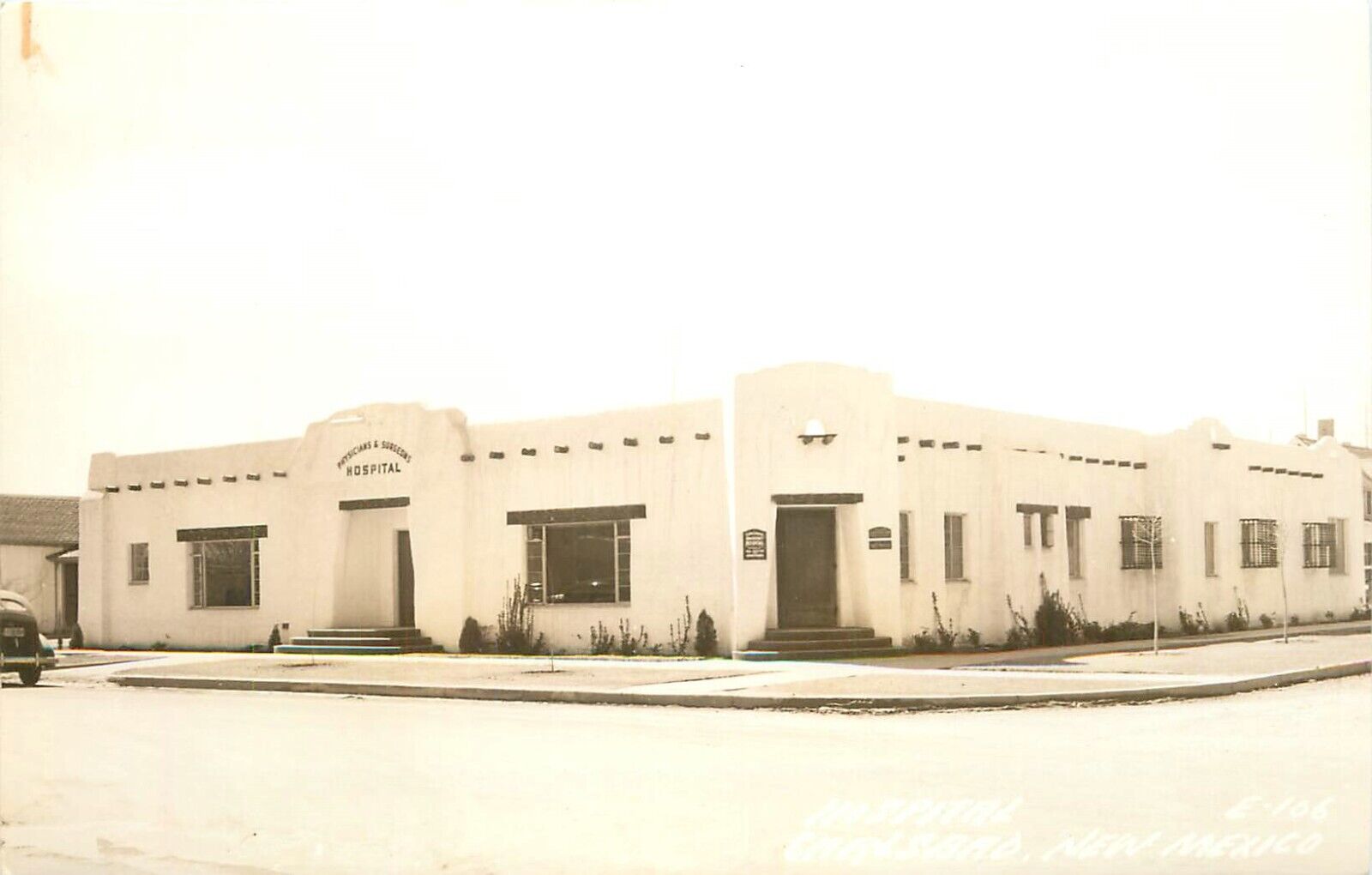 c1940 Hospital, Carlsbad, New Mexico Real Photo Postcard/RPPC