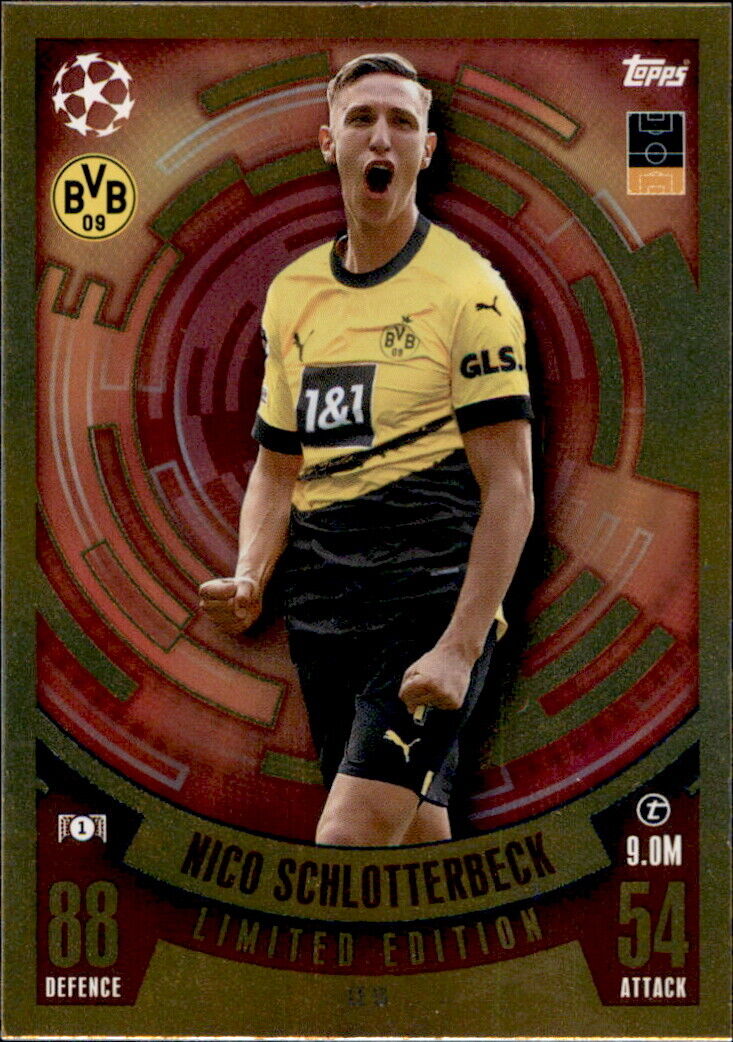 Champions League 2023/24 Trading Card LE 16 - Nico Schlotterbeck Limited Edition