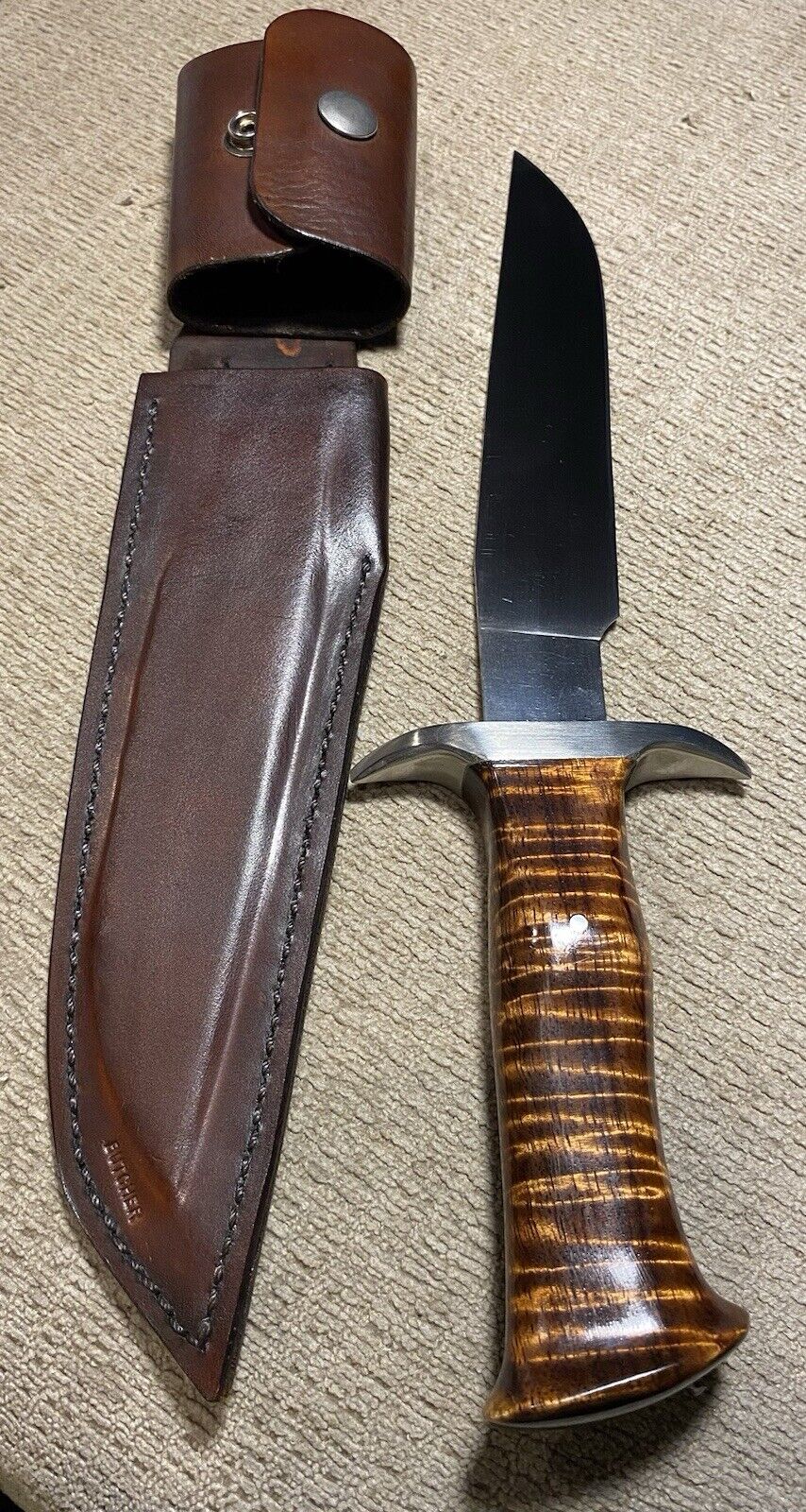 Mike Butcher Custom Fighter Beautiful Hand Made Knife