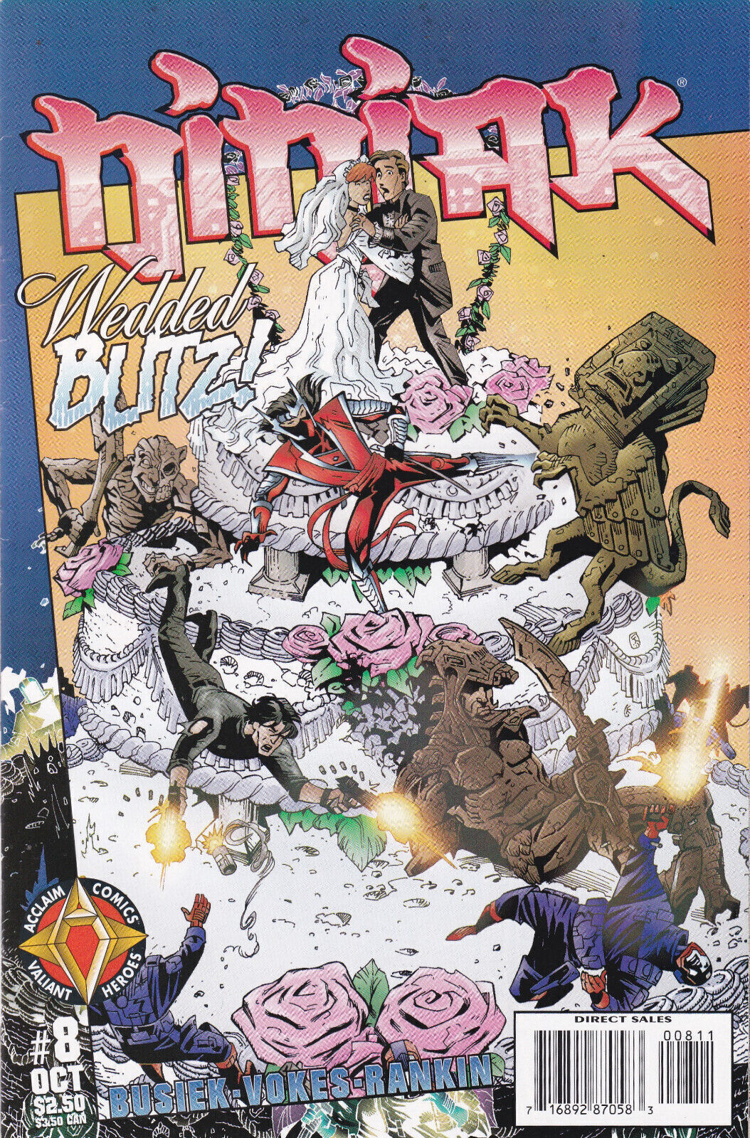 Ninjak #8, Vol. 2 (1997-1998) Acclaim Comics, High Grade