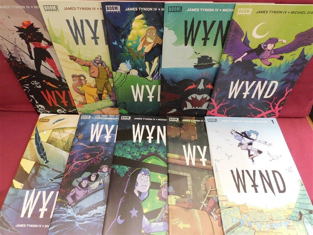 WYND 1-10 A BOOM COMIC SET COMPLETE JAMES TYNION IV MICHAEL DIALYNAS 2021 NM