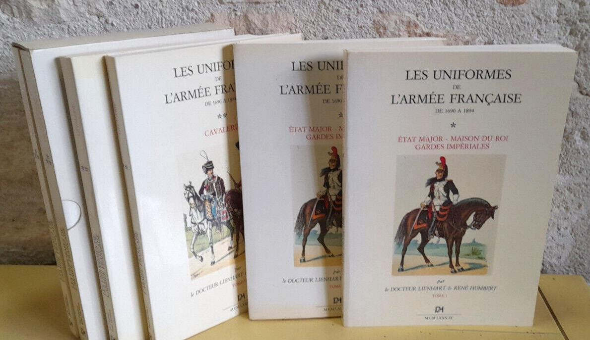 Lienhart & Humbert French Army Uniforms Ed DA 6 Volumes