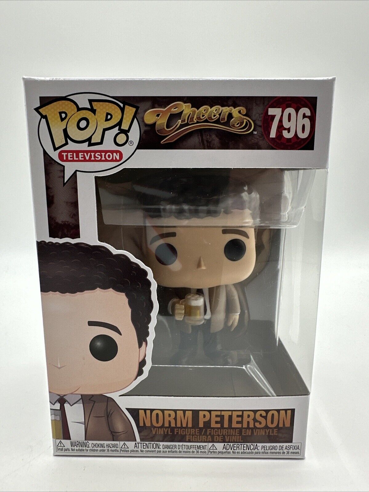 New Funko Pop Vinyl: Norm Peterson #796 Cheers Television Show TV