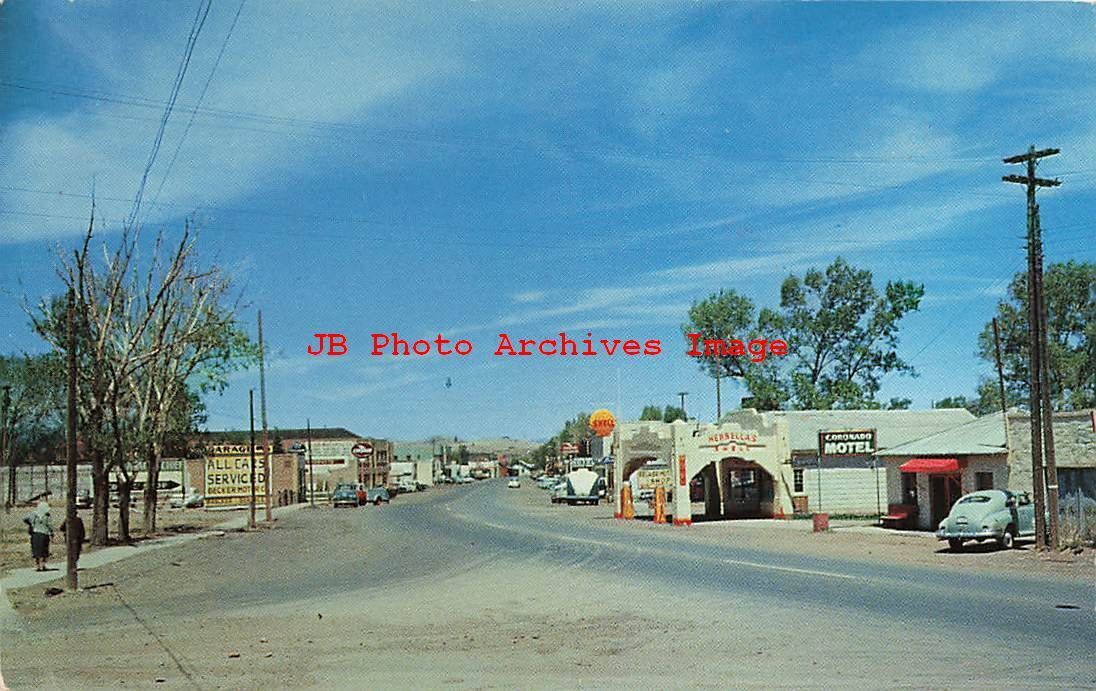 AZ, Springerville, Arizona, Highway 60 Business Section, 50s Cars