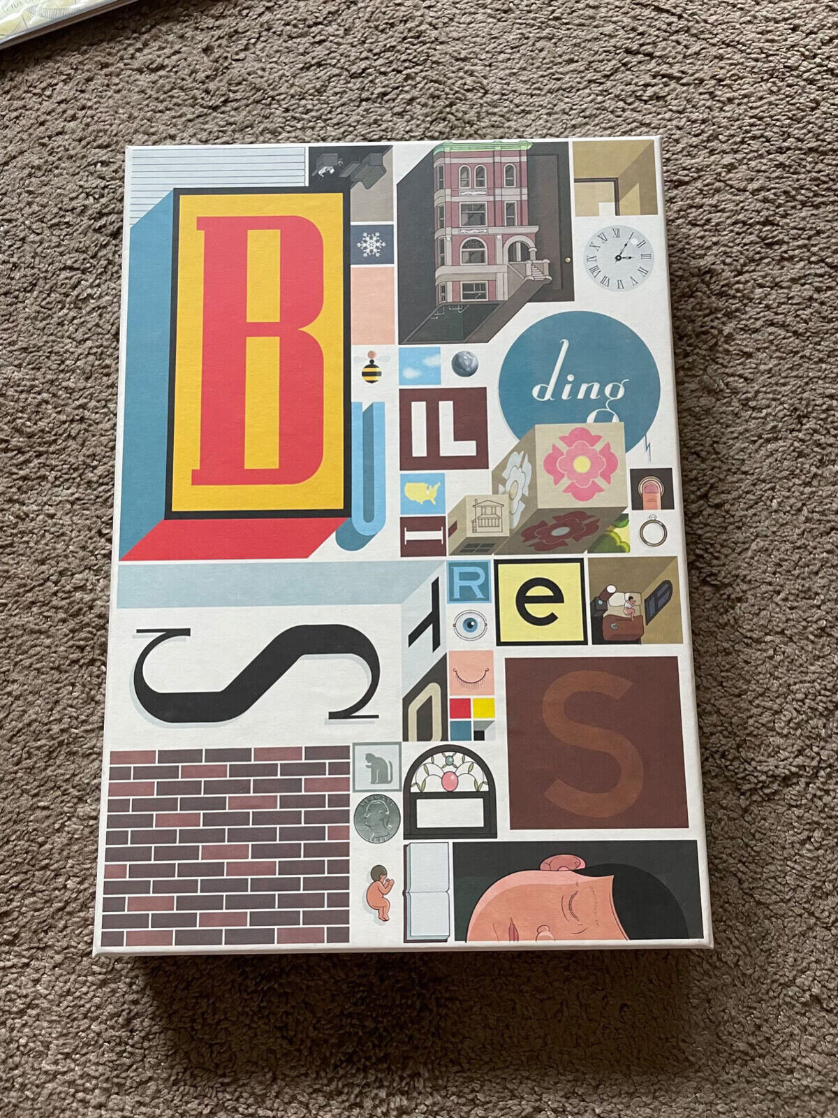 Building Stories Graphic Novel Hardcover Books Chris Ware Pictographic Fiction 