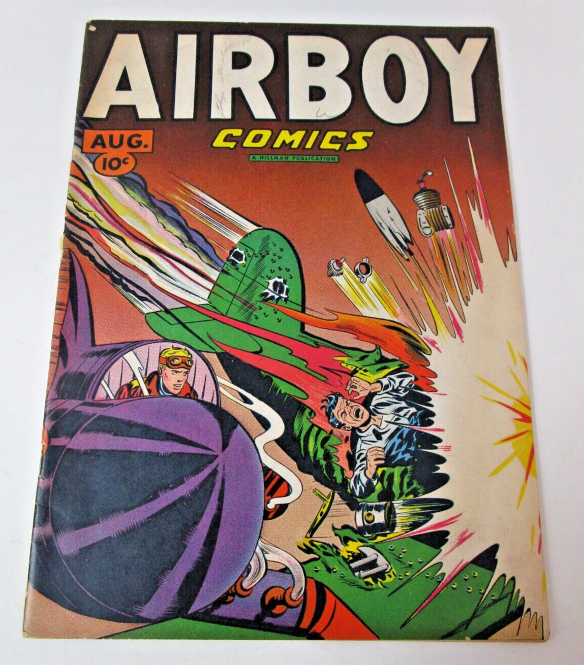 Airboy Comics v4 #7 1947 [VG] Hillman Golden Age War Comic (#42)