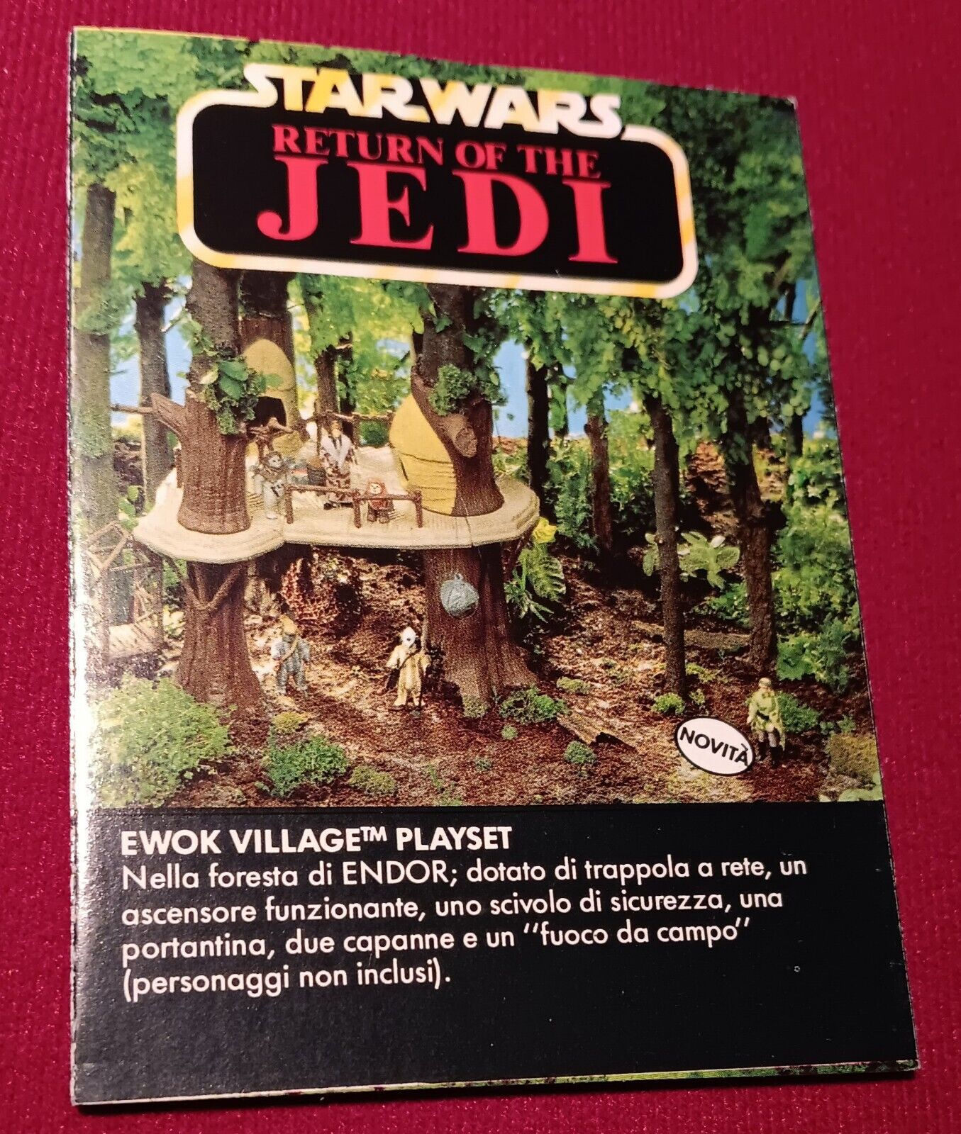 RARE Vintage Star Wars 1985 Italian 🇮🇹 Kenner Toy Booklet NM