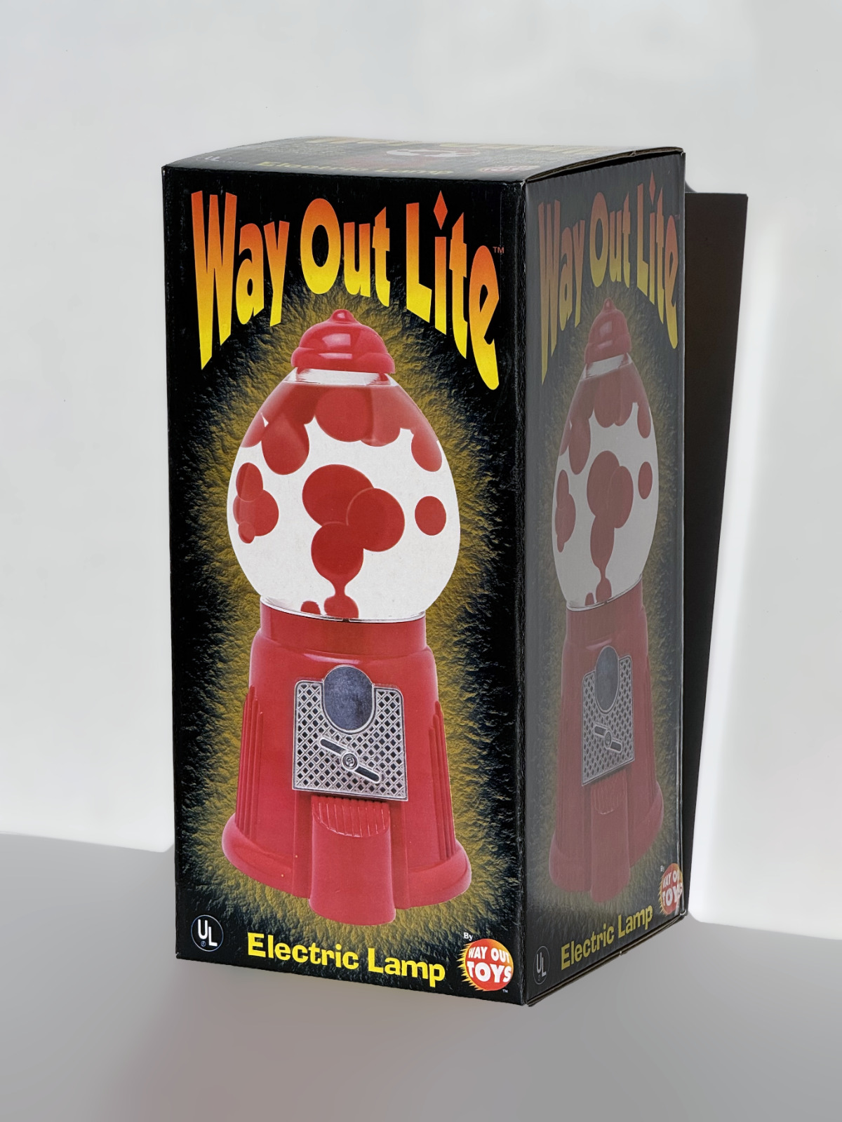 Vintage 1998 Way Out Lite Gumball Lava Lamp - Rare New in Box Condition