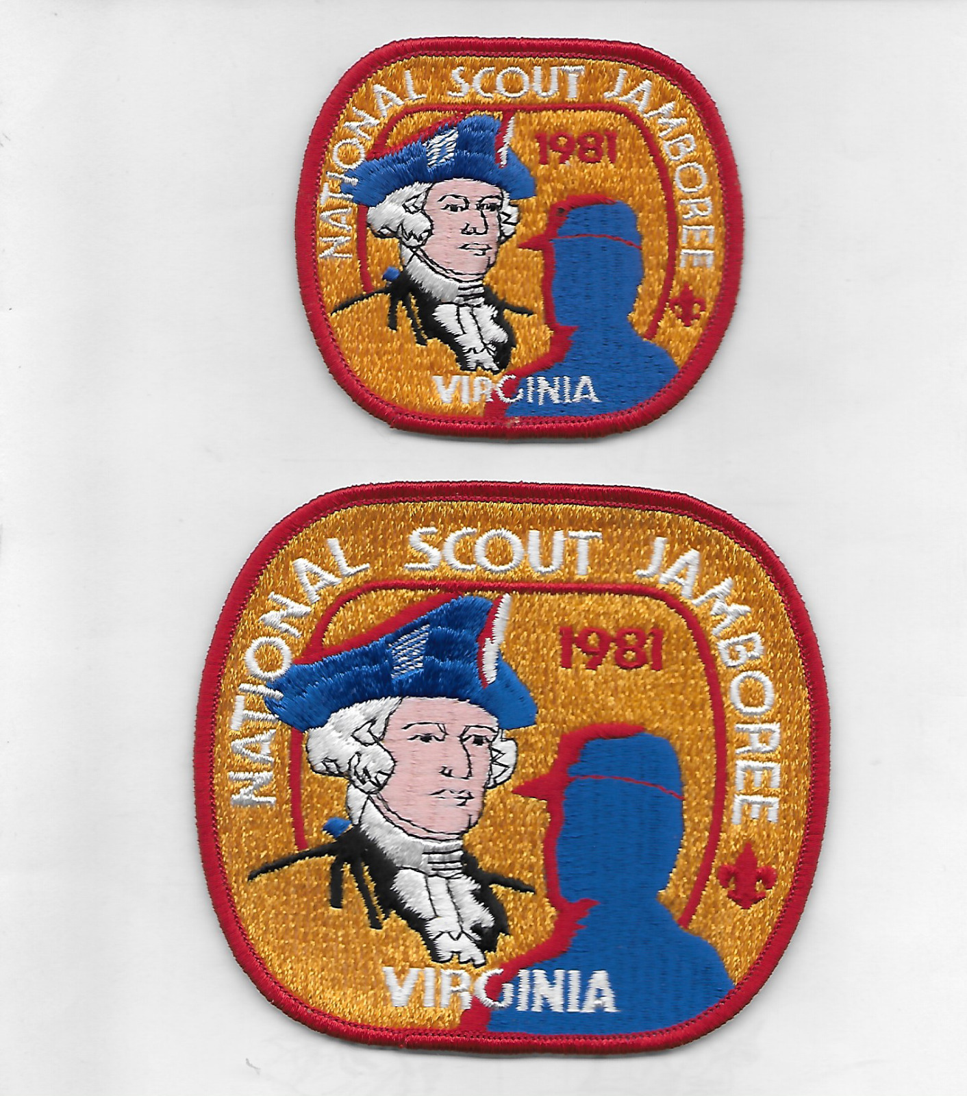 1981 National Jamboree Pocket & Jacket Patch Set