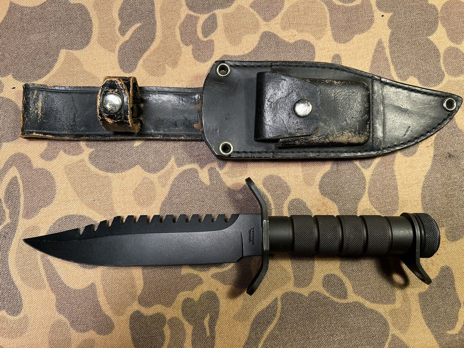 VTG Valor Miami 680 Survival Knife Rambo Buckmaster high End Clone SEKI JAPAN