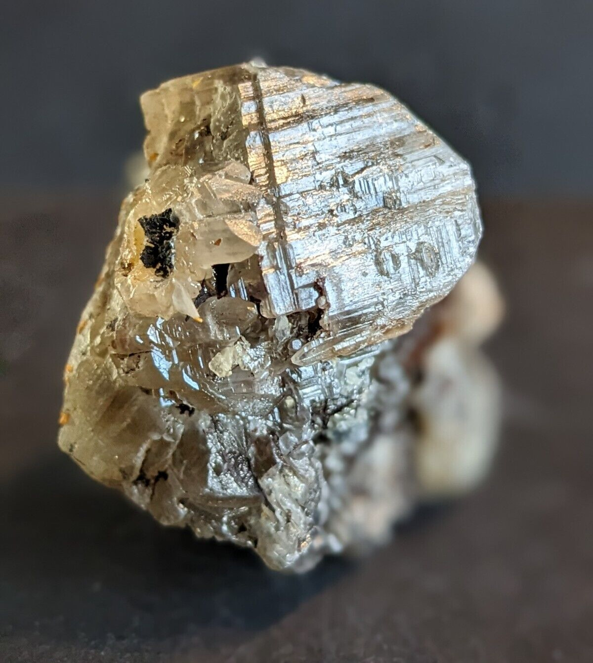 Rare Cerrusite Crystal Morocco-Wulfenite-Metaphysical Mineral Specimen # 2496