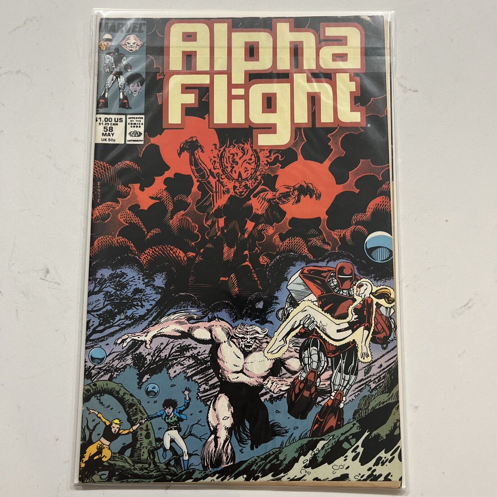 Alpha Flight #58  - 1983 series Marvel comics VF