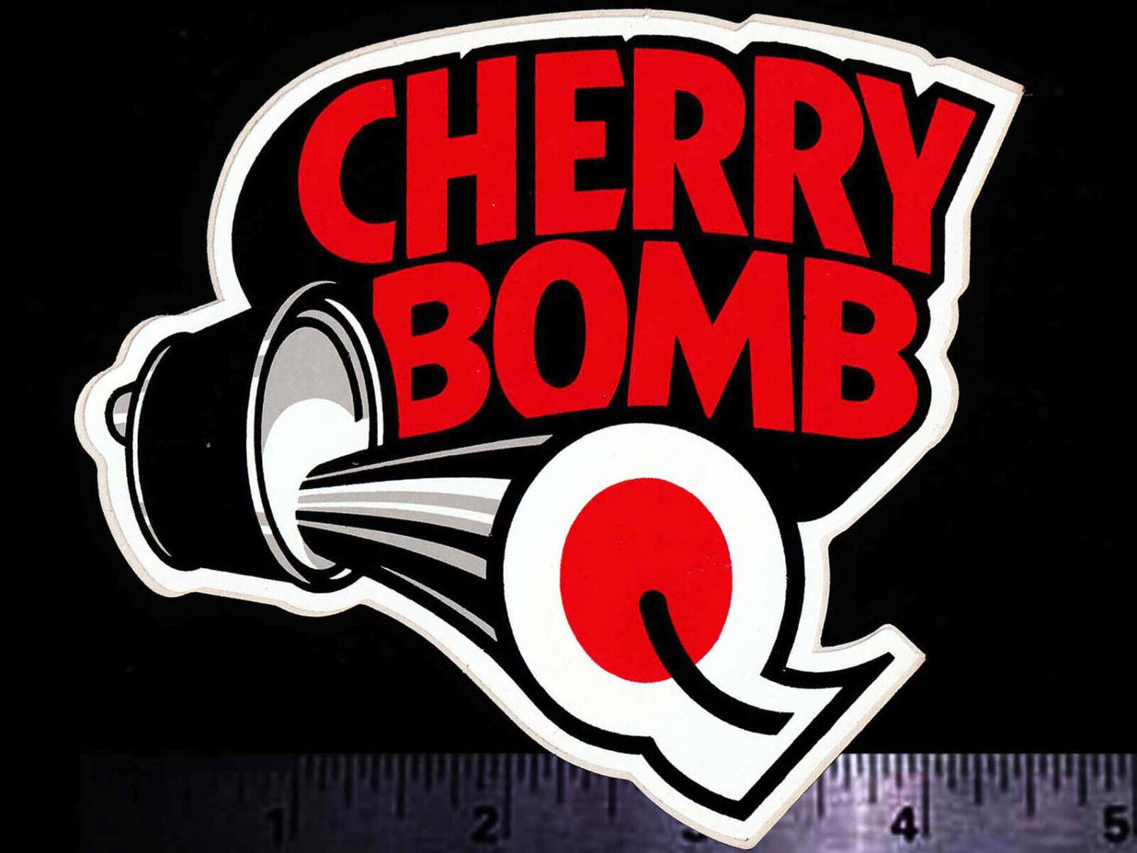 CHERRY BOMB Glasspack Mufflers - Original Vintage 1970\'s Racing Decal/Sticker