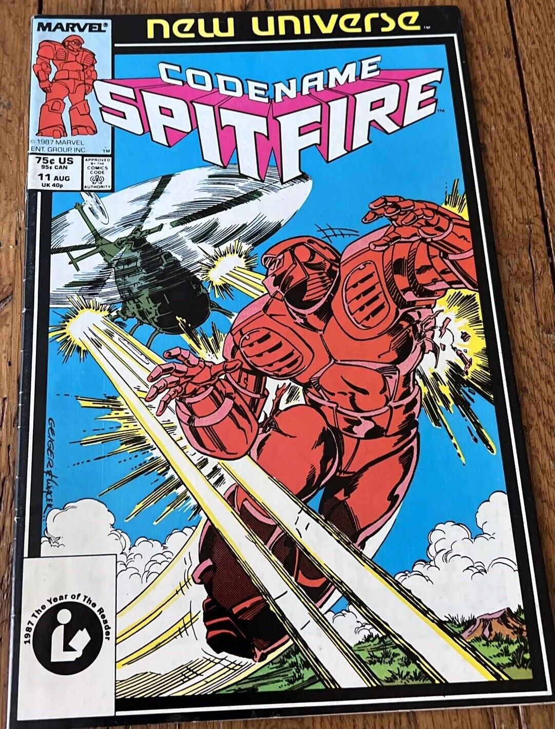 Codename: Spitfire #11 Marvel Comics August Aug 1987 