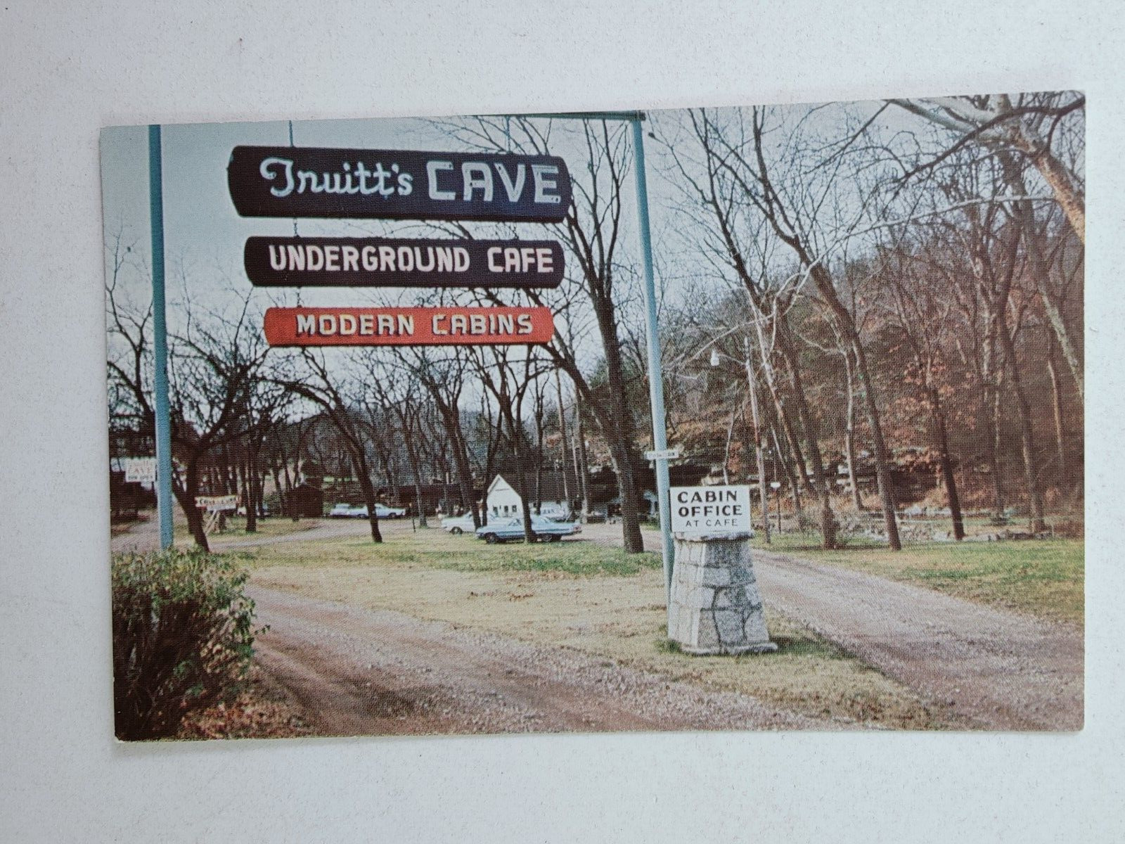 Lanagan Missouri, Truitt\'s Cave & Underground Restaurant, Vtg Postcard UNP Km1