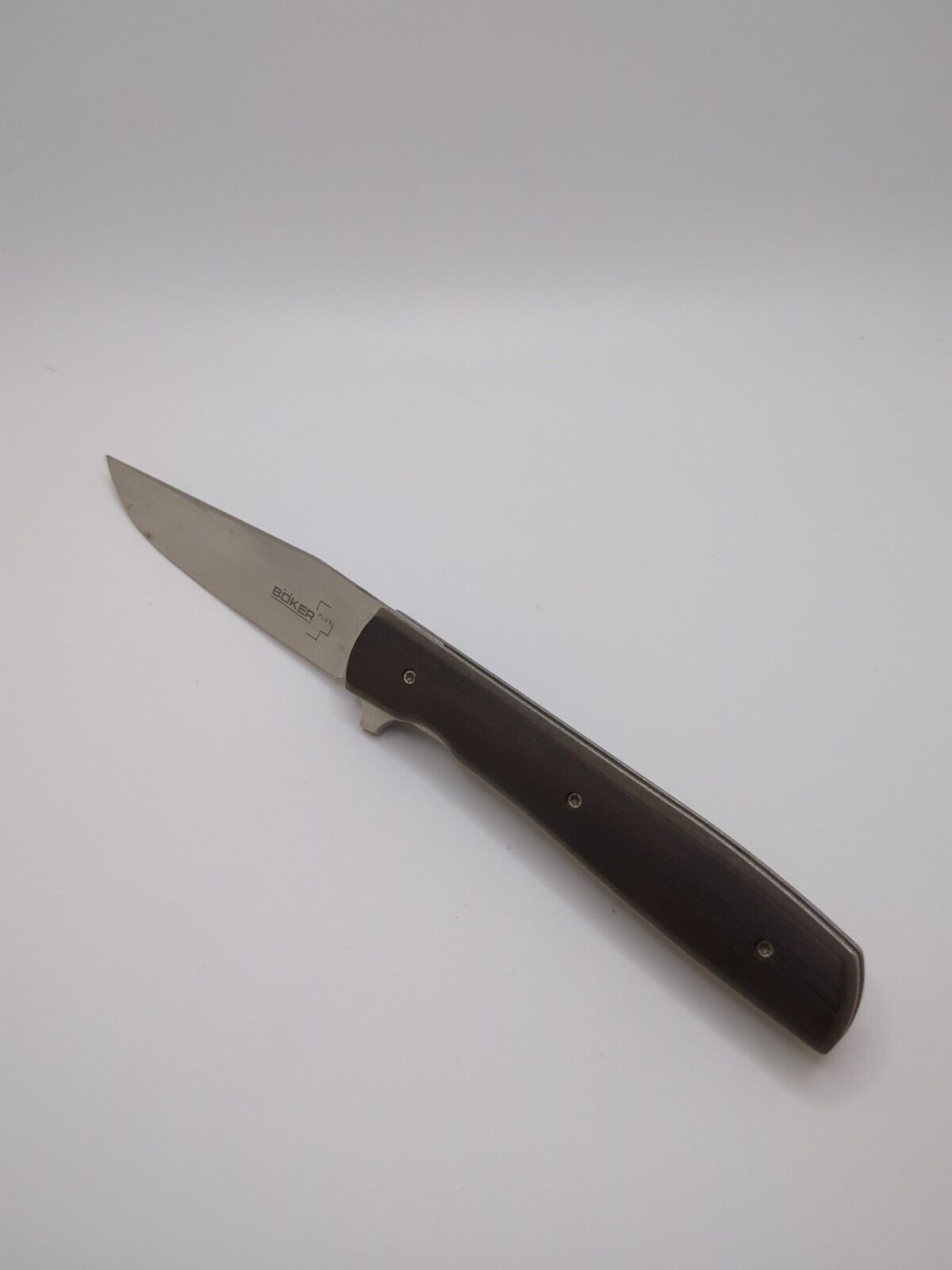 BOKER PLUS KNIFE 01BO734 URBAN TRAPPER COCOBOLO HANDLE BRAD ZINKER DESIGN - Used