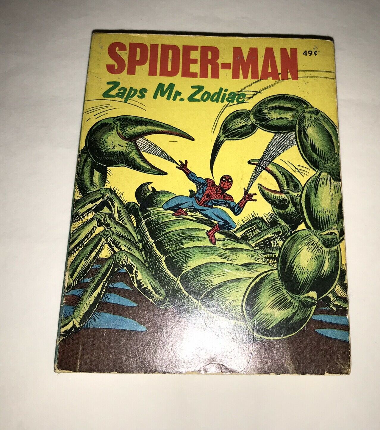 Spider-Man Zaps Mr. Zodiac Big Little Book Elrick Whitman Pub 5779 1976 249 pgs
