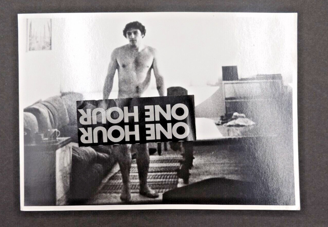 VTg Cir 1970s Black White  Nude Male Vintage Mature Photo Art Gay Interest 7\