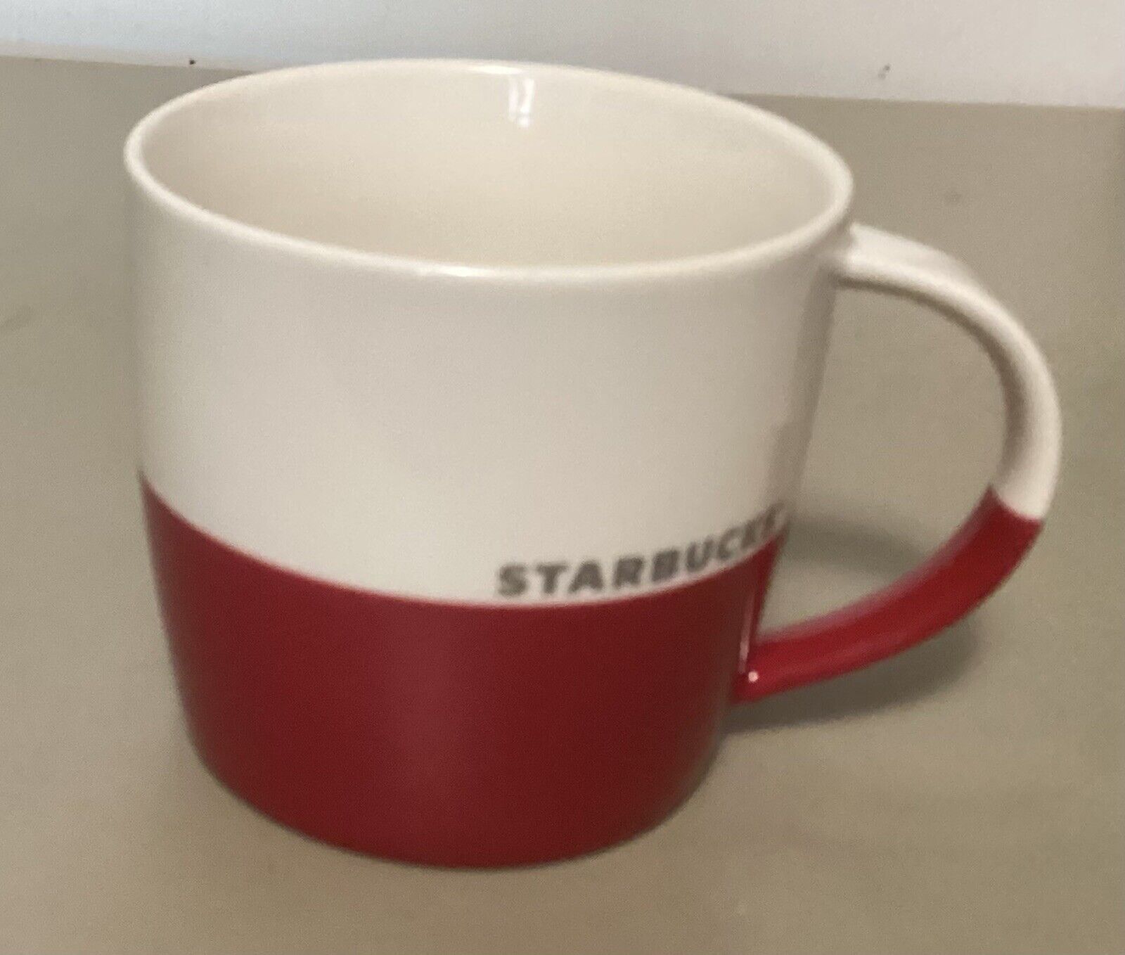 Starbucks Red And White New Bone China Coffee Mug