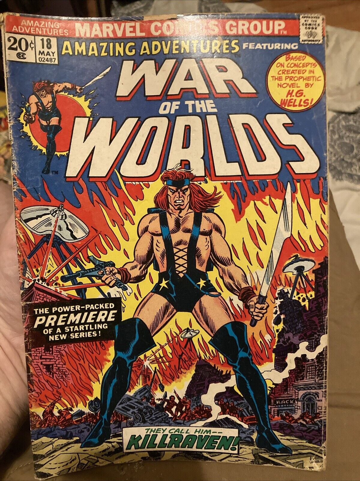 Amazing Adventures #18 War of the Worlds introducing Killraven Marvel