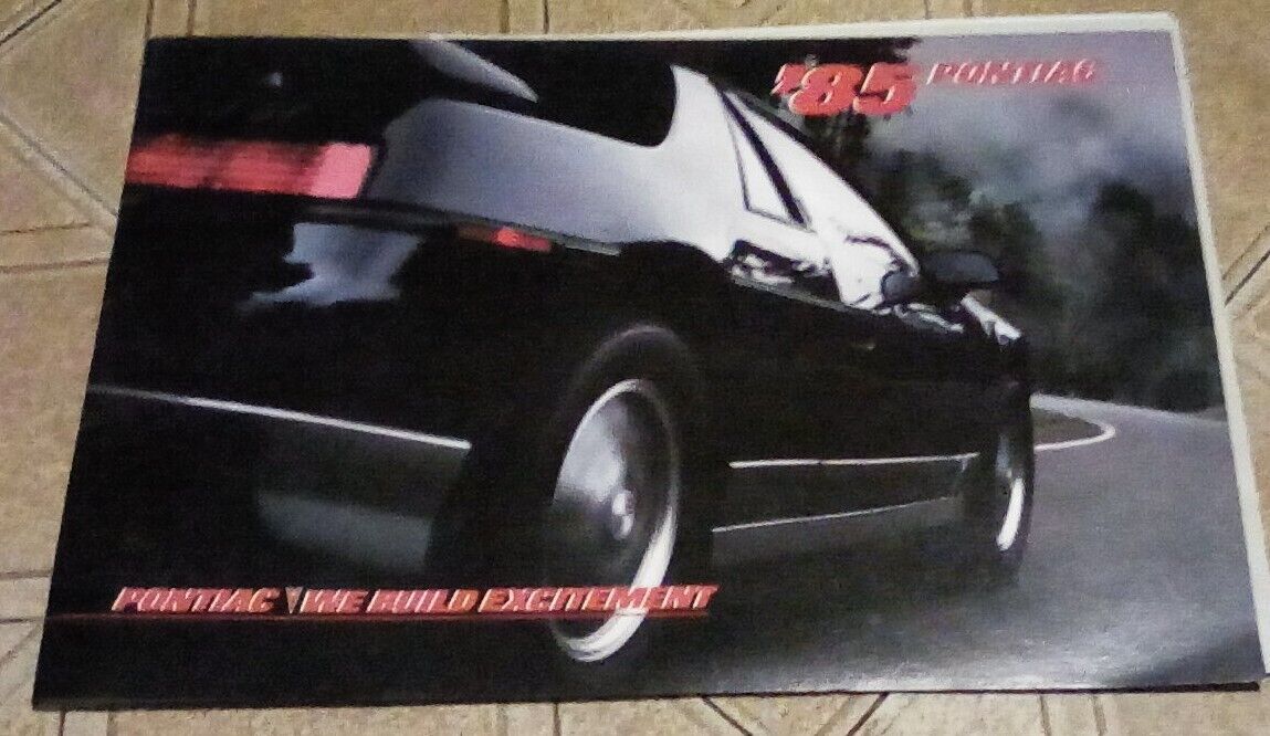 1985 Pontiac Full Line Sales Brochure - Firebird Fiero Grand Prix
