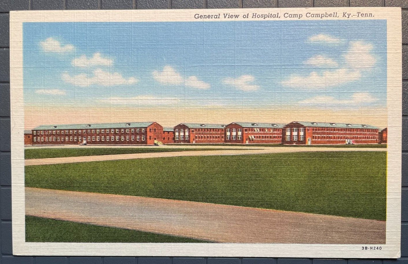 Vintage Postcard 1943 Hospital Camp Campbell Kentucky-Tennessee