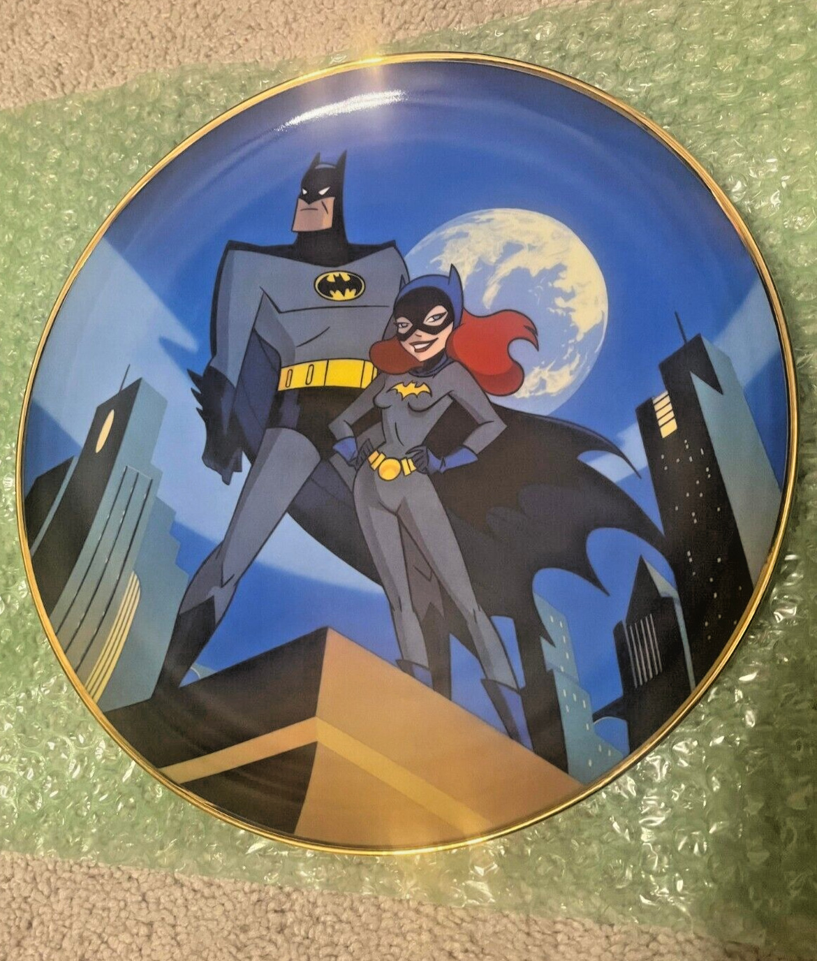 Warner Bros Gallery Collector Plate Adventures of Batman and Robin \