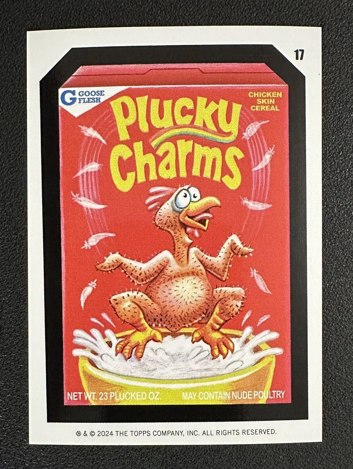 2024 Topps Wacky Packages All-New Series #17 PLUCKY CHARMS sticker Puzzle
