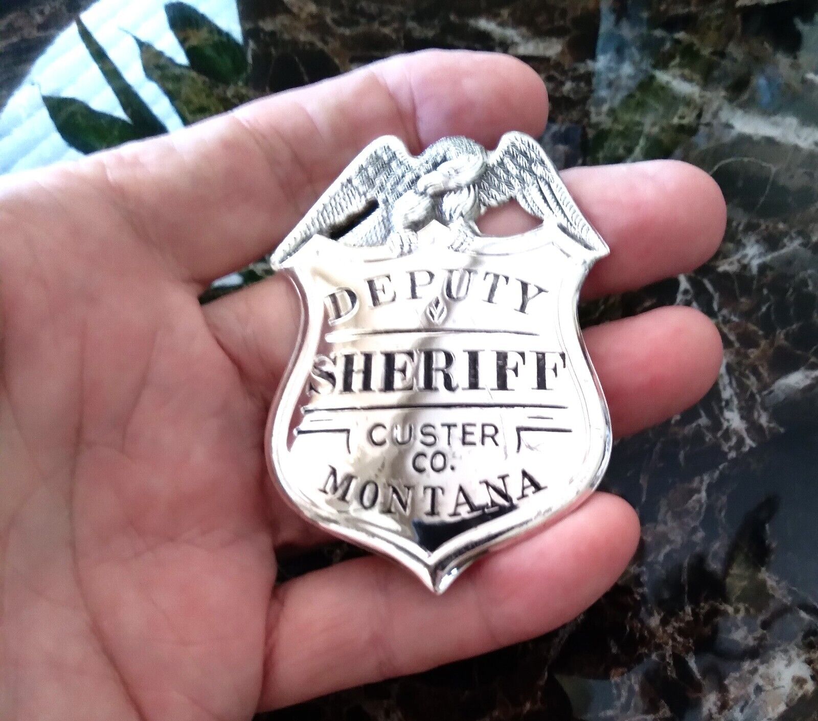 Deputy Sheriff Custer CO. Montana - Sterling Silver - Franklin Mint