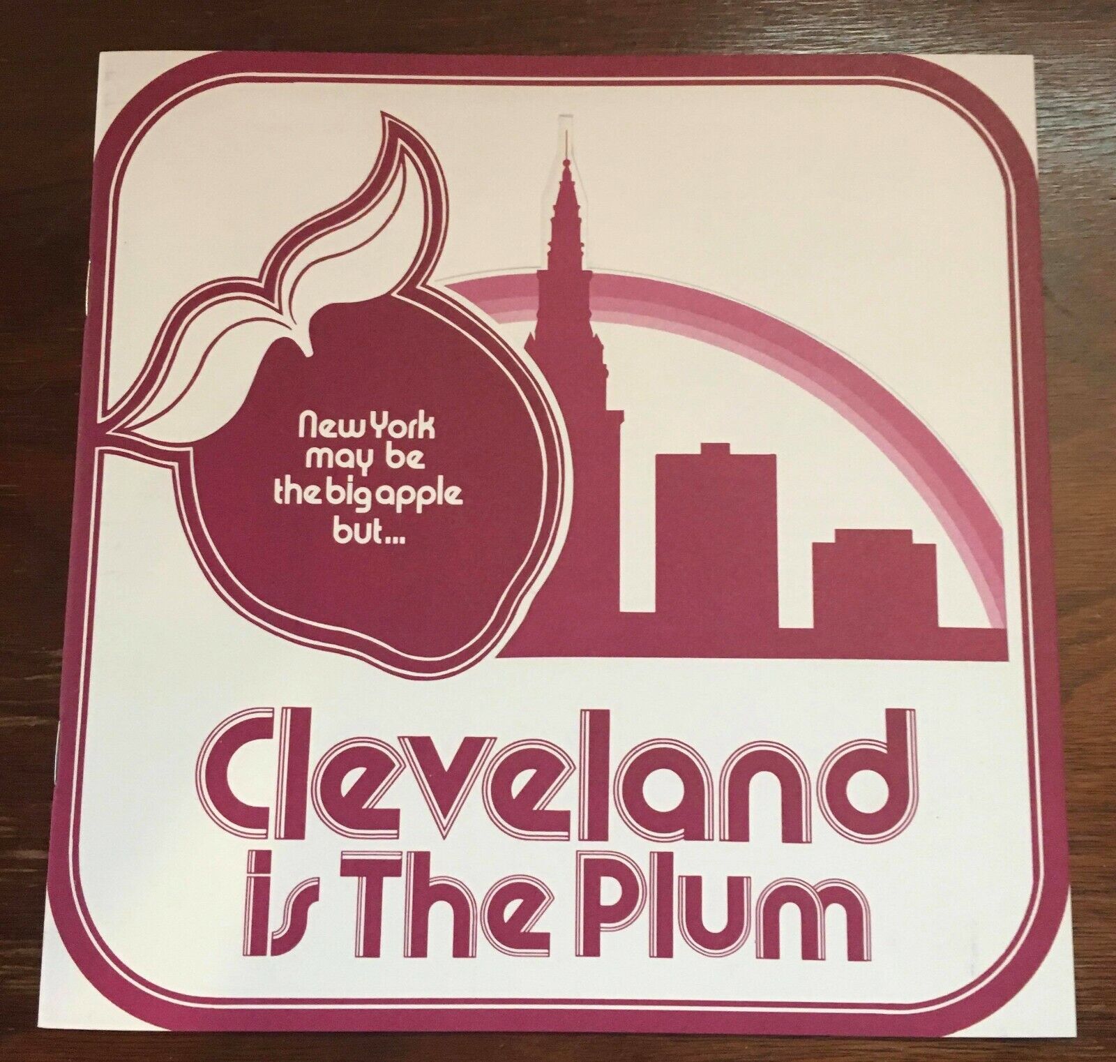Cleveland Is The Plum Unused Booklet  - 1981 Cleveland’s A Plum