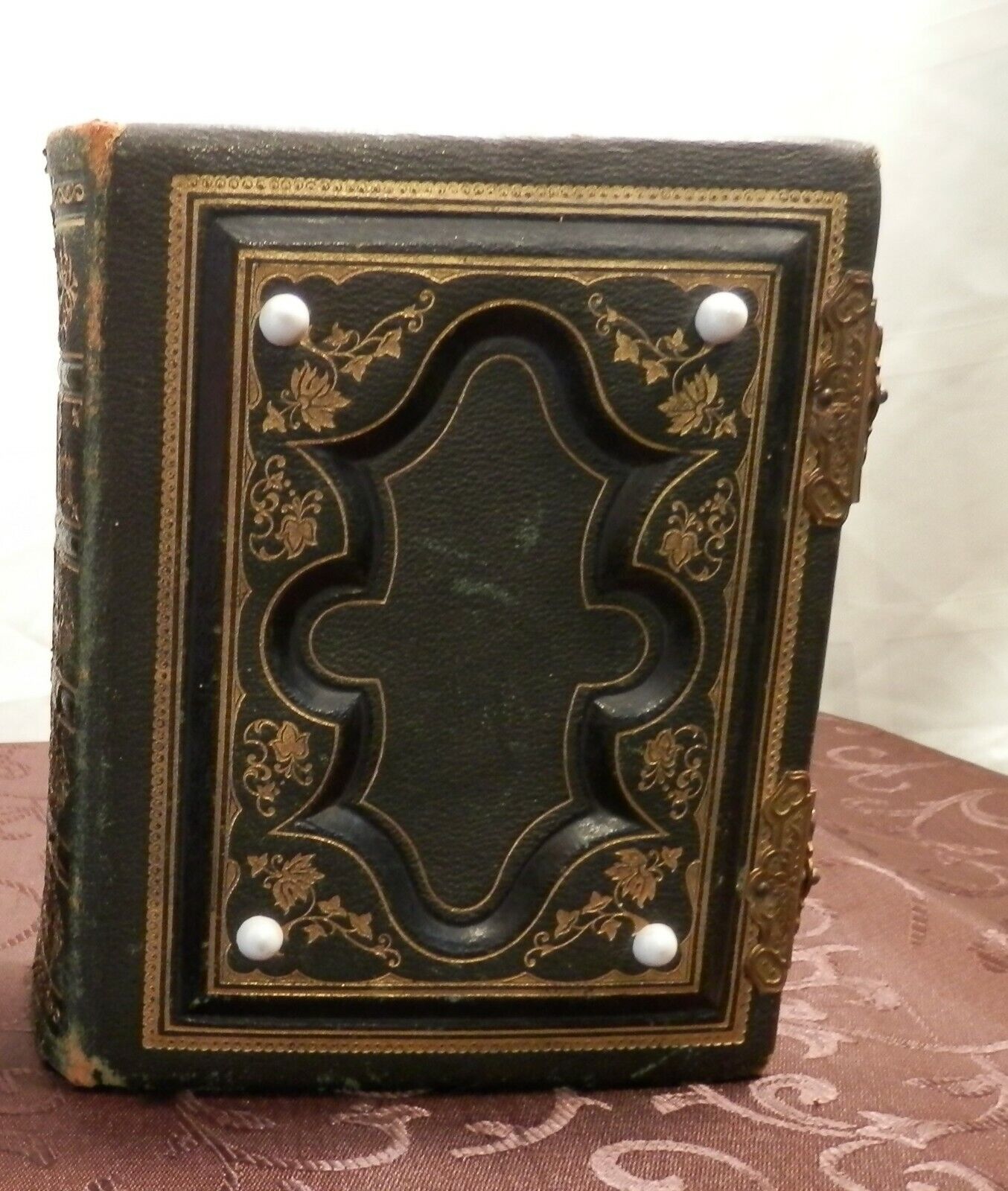 Antique Tooled Leather Photo Albums Early 1900\'s