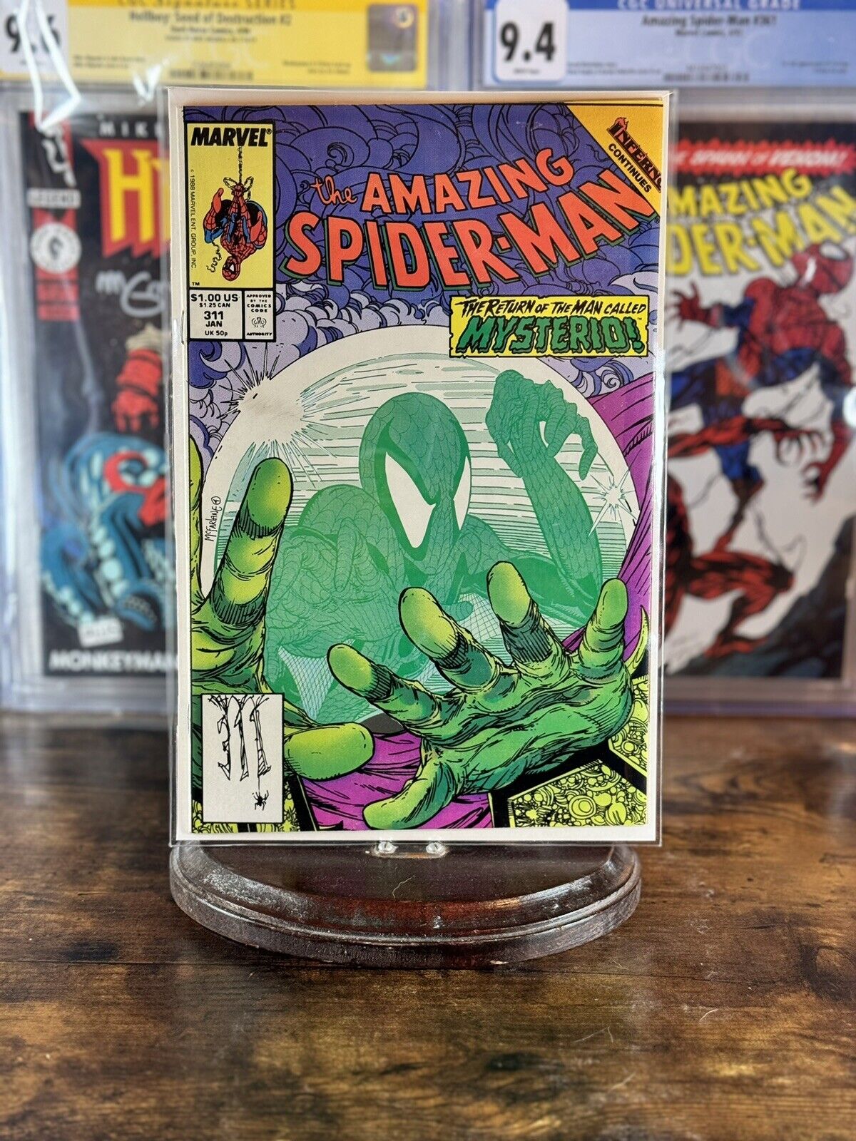 Amazing Spider-Man #311 Marvel Comics 1989 Mysterio Todd McFarlane Cover NM+